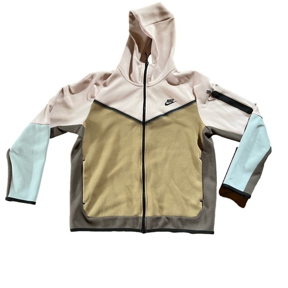 Nike Shirts Nike Tech Fleece Windrunner Hoodie Zip Driftwood Brown
